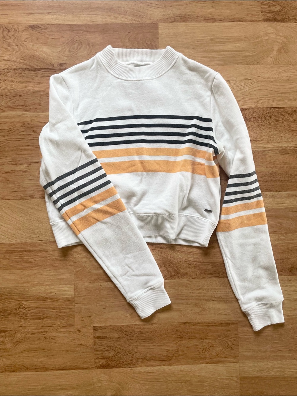 Hollister Striped Crewneck Sweatshirt